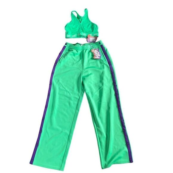 NEW Yitty Major Label Track Pant and Crossover Bra Mint Condition Large NWT